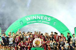 Thắng đậm SLNA, Công an Hà Nội vô địch Cúp Quốc gia 2024/25
