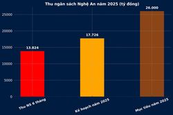 Nghệ An thu ngân sách đạt gần 14.000 tỷ đồng trong 6 tháng đầu năm 2025