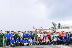 TP.HCM: Sôi nổi các hoạt động tình nguyện hè tại xã đảo Thạnh An sau lễ ra quân