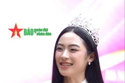 Á hậu Vân Nhi: Nếu một ngày được làm chiến sĩ...