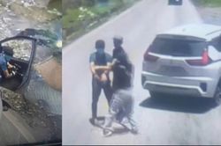 Tạm giữ hình sự hai đối tượng rút súng đe dọa tài xế tại đèo Đá Trắng