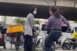 Phạt 2,5 triệu đồng người bán trà đá đuổi cô gái ở Bến xe Mỹ Đình