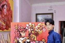 Cậu bé người Tày và thế giới hội họa 'những linh hồn ẩn giấu'