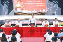 Thường trực Tỉnh ủy làm việc với Báo và phát thanh, truyền hình Phú Thọ
