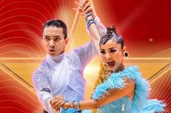 Phan Hiển cùng học trò Khánh Thi giành 3 HCV dancesport tại giải đấu lớn