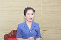 Đồng chí Võ Thị Minh Sinh yêu cầu tập trung đẩy mạnh tuyên truyền 4 nghị quyết quan trọng của Bộ Chính trị
