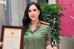 NSND Tự Long, NSƯT Ngọc Sơn, Thiếu tá công an Trúc Mai cùng lúc báo tin vui