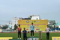 Đoàn vận động viên Lai Châu giành 3 huy chương tại Giải vô địch Điền kinh Thành phố Hồ Chí Minh lần thứ 32