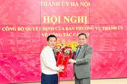 Ông Lê Trung Kiên làm Phó trưởng Ban Tổ chức Thành ủy Hà Nội