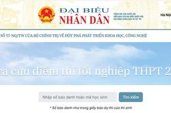 Tra cứu ngay điểm thi tốt nghiệp THPT 2025 nhanh nhất trên Báo Đại biểu Nhân dân