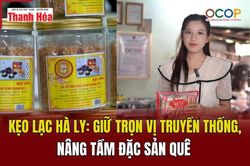 Kẹo lạc Hà Ly: Giữ trọn vị truyền thống, nâng tầm đặc sản quê