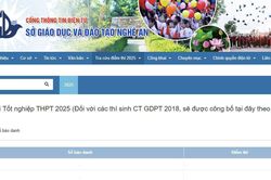 Thí sinh ở Nghệ An nên tra cứu điểm thi THPT 2025 tại link sau đây để tránh bị nghẽn mạng