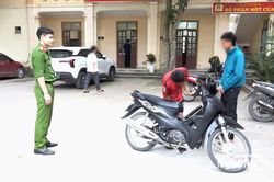 Công an xã Trung Lộc truy bắt nhanh hai đối tượng trộm xe mô tô chỉ sau 24h tiếp nhận tin báo