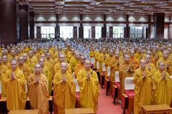 Khóa tu Một ngày an lạc phục hoạt hàng tháng ở Học viện Phật giáo VN tại TP.HCM