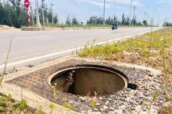Công an vào cuộc vụ gần 200 nắp hố ga bị mất cắp trên tuyến đường vừa làm xong