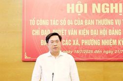 Tổ công tác số 4 duyệt Văn kiện Đại hội Đảng bộ 9 xã, phường nhiệm kỳ 2025 - 2030