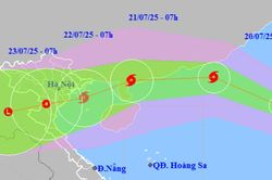 Bão WIPHA đi vào Biển Đông, trở thành cơn bão số 3 năm 2025