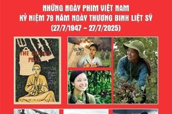 'Những ngày phim Việt Nam' tri ân các anh hùng, liệt sĩ