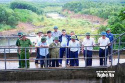 Chủ động các phương án phòng, chống lụt bão tại các hồ đập trước cơn bão số 3 - bão Wipha