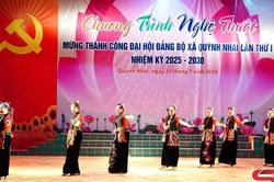 Chương trình nghệ thuật chào mừng thành công Đại hội đại biểu Đảng bộ xã Quỳnh Nhai lần thứ I, nhiệm kỳ 2025-2030