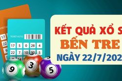 Kết quả xổ số Bến Tre hôm nay 22/7/2025 - XSBTR 22/7