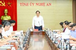 Phó Bí thư Thường trực Tỉnh ủy Nghệ An Hoàng Nghĩa Hiếu chủ trì duyệt đại hội đảng bộ các xã: Quỳnh Sơn, Nghĩa Khánh và phường Quỳnh Mai