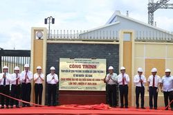 Điện lực miền Bắc gắn biển hai công trình điện trọng điểm tại Thái Nguyên