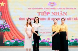 Nhà sáng lập Ecopark ủng hộ Nghệ An 1 tỷ đồng khắc phục hậu quả bão số 3