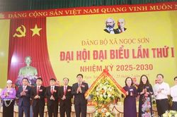 Đại hội Đảng bộ xã Ngọc Sơn lần thứ I, nhiệm kỳ 2025-2030