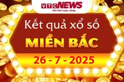 XSMB 26/7 - Trực tiếp kết quả xổ số miền Bắc hôm nay 26/7/2025