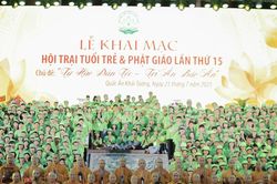 Gần 3.000 trại sinh tham gia Hội trại Tuổi trẻ và Phật giáo lần thứ 15
