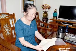 Người vợ liệt sĩ và những lá thư đi cùng năm tháng