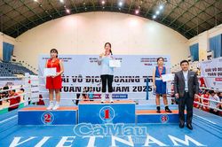 Lê Nhã Kỳ giành Huy chương Vàng Giải Vô địch Boxing trẻ toàn quốc 2025