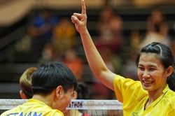 Thắng ngược Thái Lan, cầu mây nữ Việt Nam vô địch World Cup cầu mây