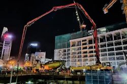 Xây dựng công trình vào ban đêm có vi phạm?