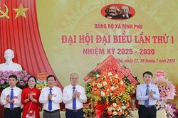 Đại hội đại biểu Đảng bộ xã Bình Phú lần thứ I, nhiệm kỳ 2025 - 2030