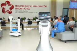 Robot tham gia hỗ trợ công tác hành chính công tại TP HCM