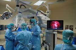 Phối hợp hệ thống định vị dẫn đường thần kinh, phẫu thuật thành công khối u não lớn