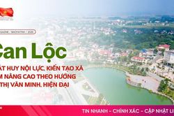 Can Lộc phát huy nội lực, kiến tạo xã nông thôn mới nâng cao theo hướng đô thị văn minh, hiện đại