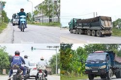 Tuyến đường chi chít ổ gà, 'nát như tương' ở Nghệ An