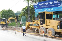 Nghệ An: Bảo vệ thi công Dự án Cải tạo, nâng cấp Quốc lộ 7A tại 2 điểm thuộc xã Vân Tụ và xã Hợp Minh