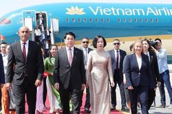 Chủ tịch nước Lương Cường và Phu nhân đến Cairo, Ai Cập