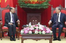 Tổng Bí thư Tô Lâm tiếp Đại sứ Ấn Độ
