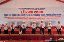 TP Hồ Chí Minh: khởi công dự án 864 căn nhà ở xã hội phục vụ tái định cư