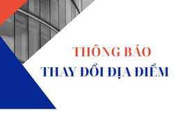 Thông báo thay đổi địa điểm của Tổ chức tài chính vi mô TNHH MTV Tình Thương (TYM) - chi nhánh thành phố Nam Định, tỉnh Nam Định