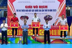 Bắc Ninh giành giải Nhất toàn đoàn Giải vô địch đẩy gậy trẻ và thiếu niên quốc gia