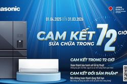 Panasonic cam kết bảo hành trong vòng 72 giờ