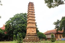 Tháp đất nung Bình Sơn: Ngọn tháp đất cổ cao nhất miền Bắc