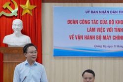 Bộ KH&CN đề xuất phương án 'đặc biệt' trong giai đoạn đầu để Quảng Trị hoạt động hiệu quả chính quyền 2 cấp