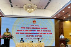 Ngày 19/8, chính thức khởi công, khánh thành 250 công trình với tổng mức đầu tư 1.280.000 tỷ đồng